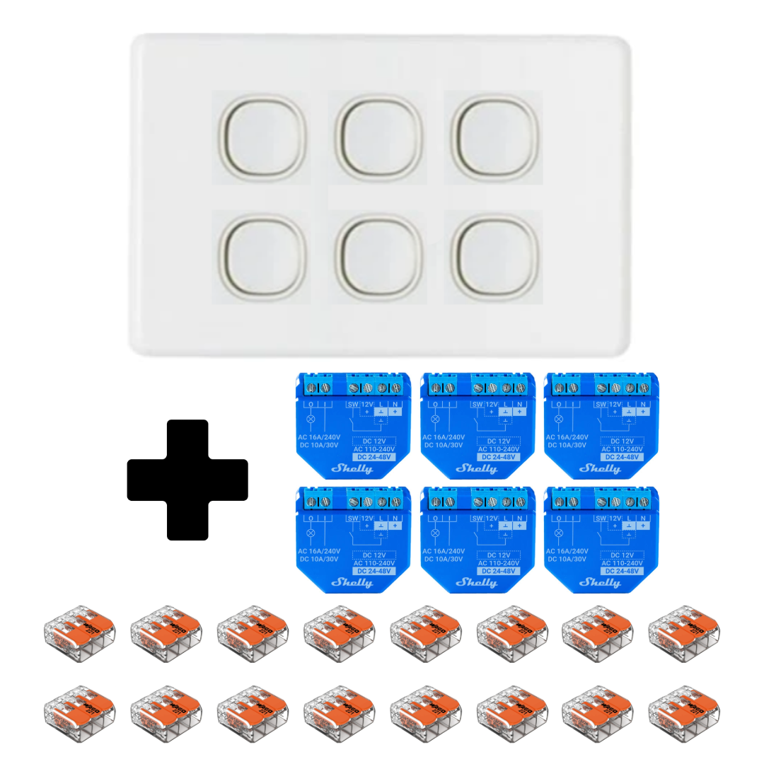 Shelly 1 Plus Relay Kit (Clipsal) Shelly 1 Plus Relay Kit (Clipsal)